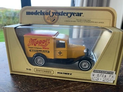 Furgonetas Maggis Matchbox modelos de ayer Y-22 1930 Ford A entrega Foto 1 de 4