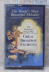 THE ROMANTIC STRINGS PLAY GREAT BROADWAY FAVORITES (Cassette) NEW/SEALED - Picture 1 of 3