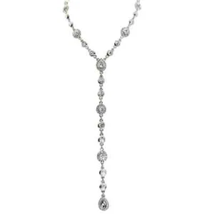 Givenchy Y Elegant Silver Necklace. Retail $98 - Picture 1 of 8