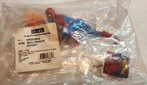 Spiderman Wall Crawler Cake Topper on Suction Cups NEW in sealed bag MARVEL - Picture 1 of 5