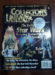 Vintage 1999 Collectors Universe Magazine Star Wars Ultimate Price Guide Boba - Picture 1 of 2