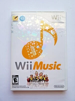 Wii Music - Nintendo Wii Brand New (Plastic is torn) Complete Video Game CIB - Image 1 of 2