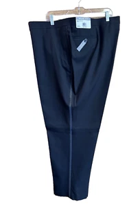 Mens NWT Michael Kors Suit Separates W 56 L30 Black w/ Satin Stripe Down Legs - Picture 1 of 6