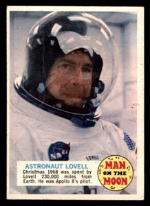 1969 OPC O-Pee-Chee Man on the Moon #35A Astronaut Lovell PR