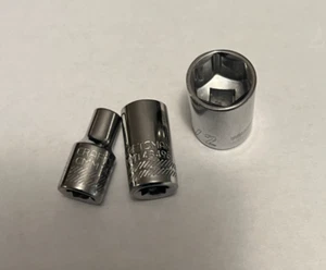 New Craftsman Socket 1/4" Drive Shallow 6 pt SAE Choose Size - Bild 1 von 1