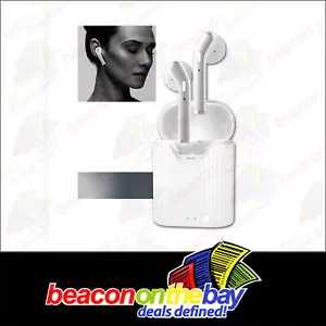 Bluetooth 5.0 Headset TWS Wireless Earphones Mini Earbuds Stereo Bass Headphones - Picture 1 of 3