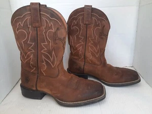 Ariat Distressed Deer Scull Exterior Hombres 8 EE Western Bota de Trabajo 10038330 LEER - Imagen 1 de 13