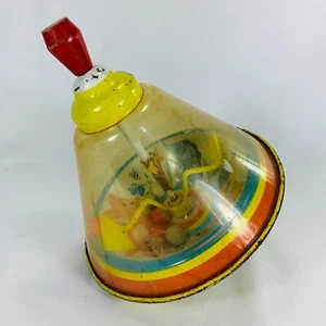 Vintage Ohio Art Walt Disney Productions Winnie The Pooh Metal Spinning Top - Picture 1 of 13