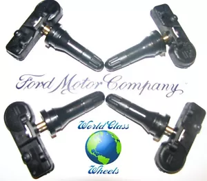 FORD GENUINE OEM TPMS SENSORS 2009-014 SET 4 DE8T-1A180-AA* ALL TESTED ON BARTEC - Picture 1 of 1