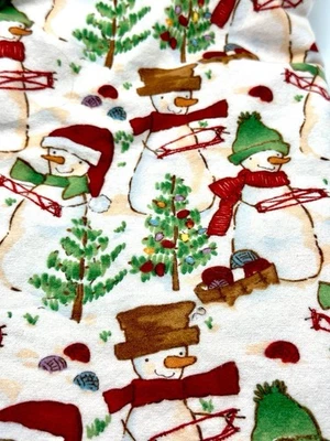 Vintage Alexander Henry Christmas Fabric “snowdrifters” 42” By 72” 2003 - Image 1 of 4