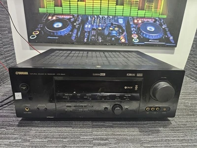 L12 Yamaha HTR-5940 AV Receiver Tuner Amplifier 5.1 Channel 75 Watt Silver - Image 1 of 4