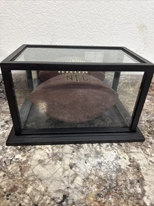 Fútbol americano autografiado firmado por Jesse Sapolu #61 en vitrina - Imagen 1 de 11