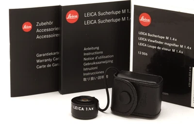 Lupa visor Leica 1,4x para cámaras M con estuche y caja #49653 Foto 1 de 4