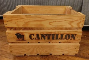 Brasserie-Brouwerij Cantillon Brewery OG Logo Wooden Beer Crate 2011 *RARE* - Picture 1 of 7