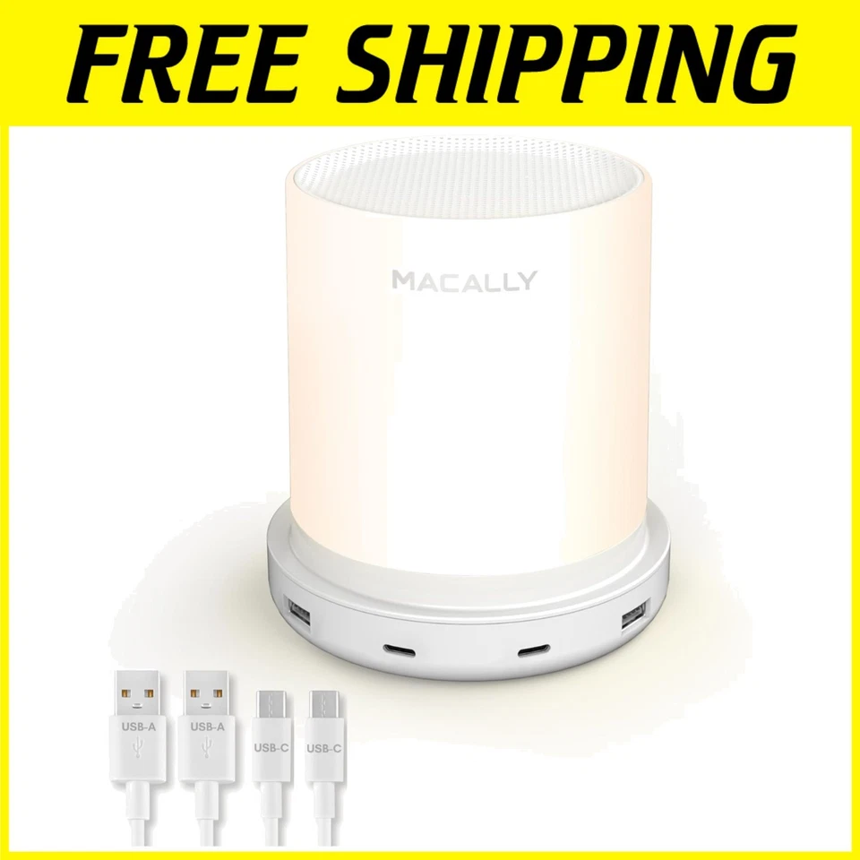 Fast Charging Touch Lamp for Nightstands - Image 1 of 4