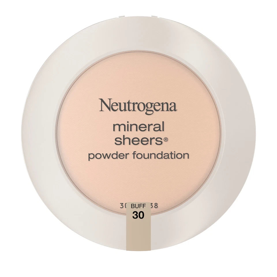 Neutrogena Mineral Sheers Compact Powder Foundation SPF 20 Buff 30 0.34 Oz