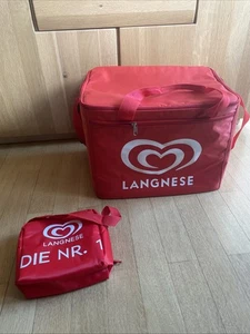 Langnese Kühltasche Neu Unbenutzt 40x30x30 + Extra Mini Tasche Transporttasche - Bild 1 von 12