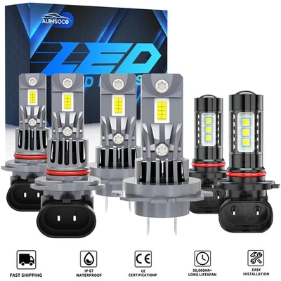 Faros antiniebla LED de 4 puertas con ventilador para Subaru Outback Wagon 2005-2009 Foto 1 de 4