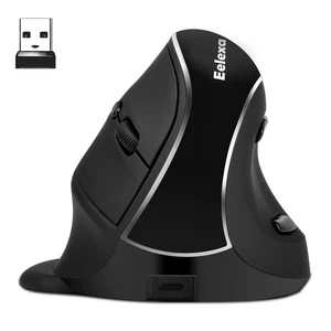 Ergonomic Vertical Mouse 2.4G Bluetooth Dual Mode with Removable Palm Rest - Picture 1 of 7