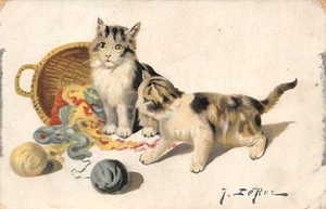 #K1555 CARTOLINA GATTI, - Foto 1 di 2