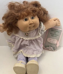 Cabbage Patch Kids Della Ancita mit BC & Adoption Papers 18" schwer zu finden - Bild 1 von 22