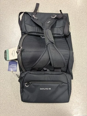 Osprey Daylite™ Duffel 45L, Black (New w/ Tags, Custom Bighorn NF Patch) - Image 1 of 4