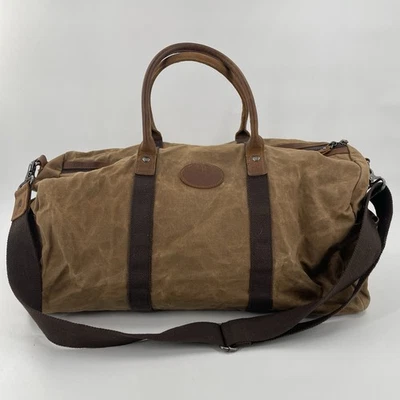 "Bolso de Lona Newhey Marrón Encerado 22"" Equipaje de Mano Fin de Semana - Correa para el Hombro" Foto 1 de 4