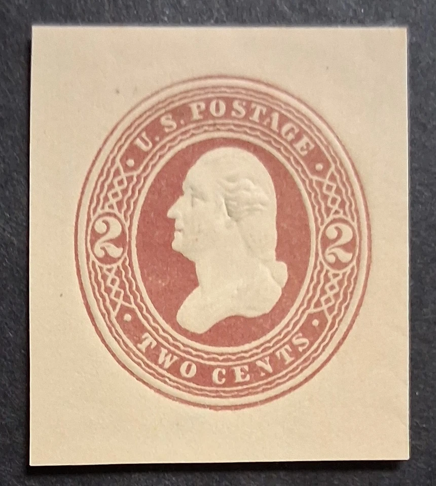 SCOTT U289 MINT ENV. SQUARE VLH 1884-86 BN/AMBER DIE 2 - Image 1 of 1