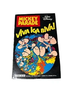 Walt Disney Mickey Parade French Comic Book Number 58 1984 Collectable Retro - Picture 1 of 5