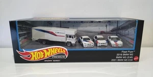 NEU UND VERPACKT Hot Wheels Premium BMW M2 M3 M5 Fleet Flyer Box Set 4-pack Diorama SEALED - Bild 1 von 2