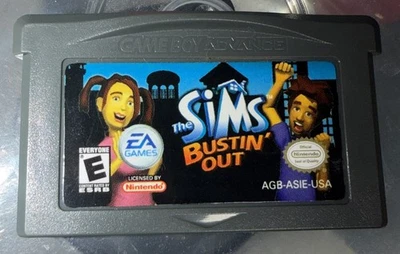 Sims Bustin' Out (Nintendo Game Boy Advance GBA) Authentic & Tested - Image 1 of 3
