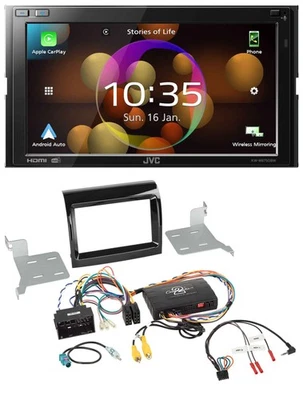 JVC DAB Lenkrad 2DIN Bluetooth USB Autoradio für Fiat Citroen Peugeot Infoadapte - Bild 1 von 4