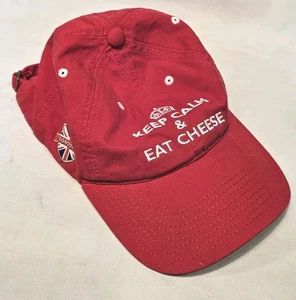 Keep Calm and Eat Cheese Londoner USA Mütze Cap America Rot - Bild 1 von 6