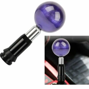 Perilla de cambio de bola redonda púrpura perla universal JDM palanca de cambios automática para automóvil - Imagen 1 de 7