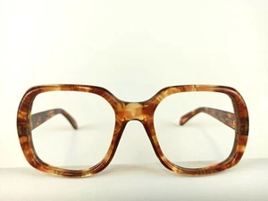 Montura vintage montura hombre gafas diseño Atrio cuadrado nerd de plástico talla M - Imagen 1 de 5
