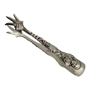 Rare Sterling GORHAM Sugar Serving Tongs OLD MASTERS 1885 ~no mono - Picture 1 of 7