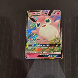 Carta Pokemon Wigglytuff GX 42/68 SM Destino Nascosto Half Art Near Mint - Foto 1 di 6