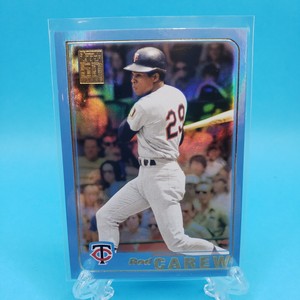 2021 Topps Archives Blue Foil 22/25 Rod Carew #219 HOF Twins Angels