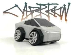 Tooned Tesla Cybertruck Modellauto Bausatz 3D gedruckt verschiedene Größen & Farben - Bild 1 von 3