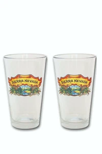 Sierra Nevada Beer California 2 vasos de pinta cónica 585 ml nuevo con caja hombre cueva EE. UU. - Imagen 1 de 1
