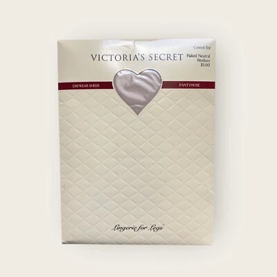 VICTORIA'S SECRET Pantimedias Ropa de Día Transparente CONTROL TOP Desnudo Neutro Talla Mediana Foto 1 de 4