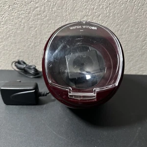 Time Tutelary Automatic Burgundy Watch Winder Automatic Rotation Brand NEW - Picture 1 of 6