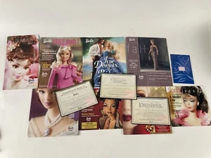 Vtg Barbie Collectibles by Mail Catalogs 2002 2003 Certificates of Authenticity - Bild 1 von 22
