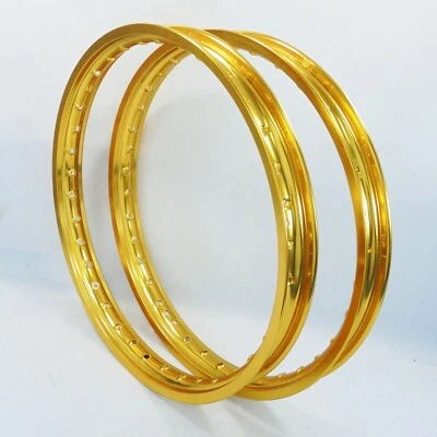 FOR HONDA CT200 CA200 C200 C110 C201 ALUMINIUM (GOLD)FRONT & REAR WHEEL RIM DOT Foto 1 de 4