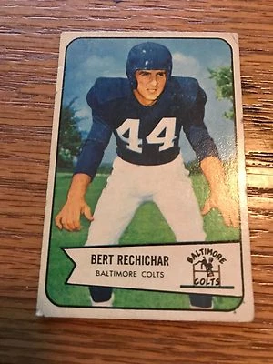 1954 BOWMAN #26 BERT RECHICHAR  - Image 1 of 2