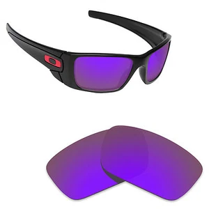 Hawkry Polarized Replacement Lenses for-Oakley Fuel Cell Sunglass Purple Mirror - Picture 1 of 3
