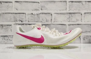 Men's Nike Zoom Ja Fly 4 Sail Fierce Pink Track Field Spikes DR2741-100 Sz 10.5 - Picture 1 of 6