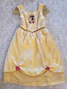 Disney Store 5/6 Girl Belle Beauty and the Beast Deluxe Nightgown Pajamas - Picture 1 of 5