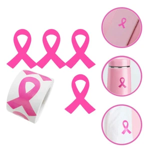 320 Pcs Promotional Decorative Stickers Pink Cancer Awareness Domestic Violence - Picture 1 of 12