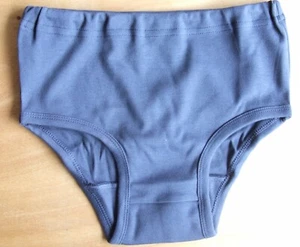 Ladies/Girls size 10 28in waist school gym kickers PE Netball briefs Cotton Blue - Picture 1 of 4